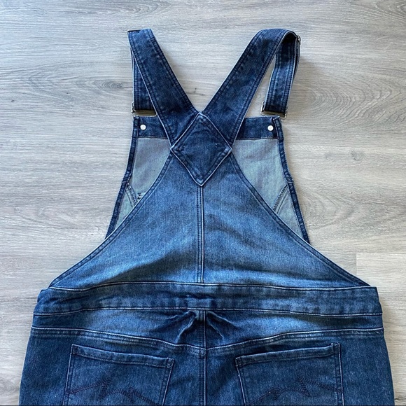 PLUS Medium Wash Women's Jeans Overalls - Picture 11 of 14